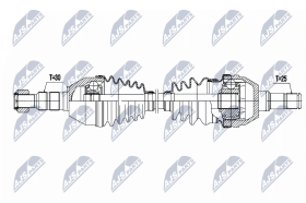 Полуось NTY npwpl170