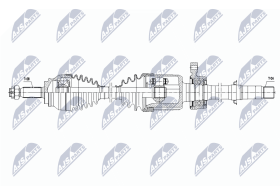 Полуось NTY npwms092