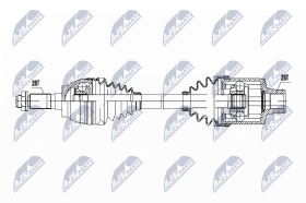Полуось NTY npwmz052