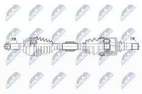 Полуось NTY npwmz062