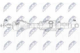 Піввісь NTY npwvv125