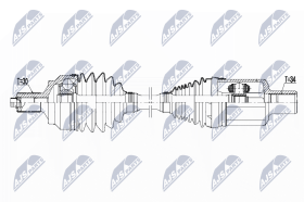 Полуось NTY npwme102