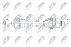 Полуось NTY npwhd104