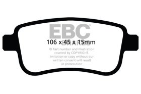 Тормозные колодки Ebc dp42025r