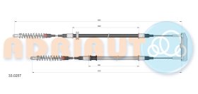 Трос ручного тормоза Adriauto 330257