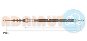 Трос ручного гальма Adriauto 070235