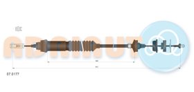 Трос зчеплення Adriauto 070177