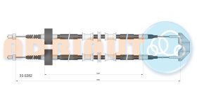 Трос ручного тормоза Adriauto 330282