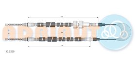 Трос ручного гальма Adriauto 130235