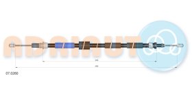 Трос ручного гальма Adriauto 070260