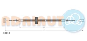 Трос ручного тормоза Adriauto 1102532