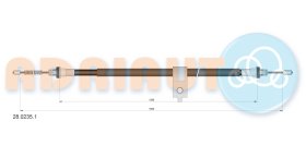 Трос ручного тормоза Adriauto 2802351