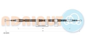 Трос ручного тормоза Adriauto 220243