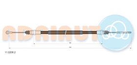 Трос ручного тормоза Adriauto 1102062