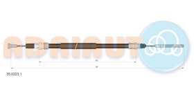 Трос ручного тормоза Adriauto 3502231