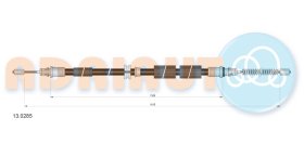 Трос ручного гальма Adriauto 130285