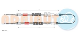 Трос ручного тормоза Adriauto 130240