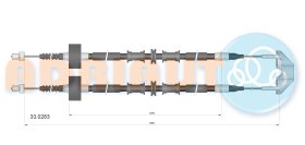 Трос ручного гальма Adriauto 330283