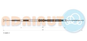Трос ручного гальма Adriauto 1102311