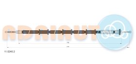 Трос ручного тормоза Adriauto 1102402