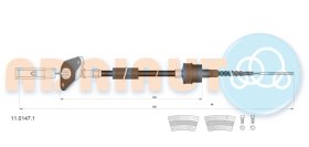 Трос сцепления Adriauto 1101471