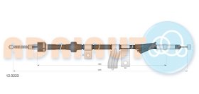 Трос ручного гальма Adriauto 120223