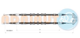 Трос ручного тормоза Adriauto 3302261