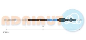 Трос ручного тормоза Adriauto 070228