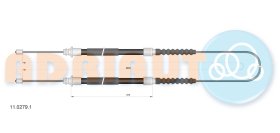 Трос ручного тормоза Adriauto 1102791