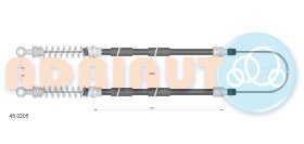 Трос ручного гальма Adriauto 450205