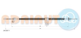 Трос ручного тормоза Adriauto 2802571