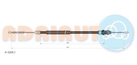 Трос ручного тормоза Adriauto 4102251