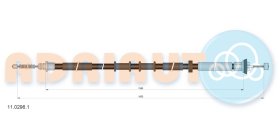 Трос ручного тормоза Adriauto 1102961