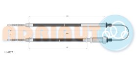Трос ручного гальма Adriauto 110277
