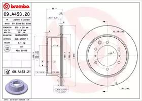 Тормозной диск Brembo 09.A453.21