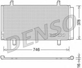 Радиатор кондиционера Denso DCN50048