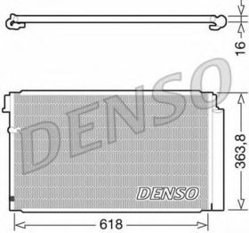 Радиатор кондиционера Denso DCN40011
