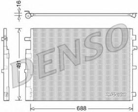 Радиатор кондиционера Denso DCN23050