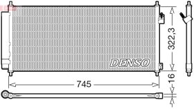 Радиатор кондиционера Denso dcn40026