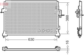 Радиатор кондиционера Denso dcn14005