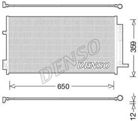 Радіатор кондиціонера Denso DCN06016