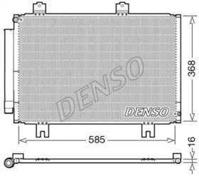Радіатор кондиціонера Denso DCN40020