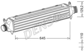 Интеркулер Denso dit02037