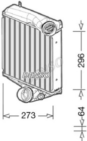 Интеркулер Denso DIT28022
