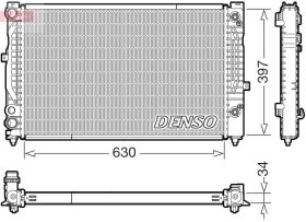 Радиатор охлаждения двигателя Denso drm32056