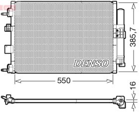 Радіатор кондиціонера Denso dcn10046