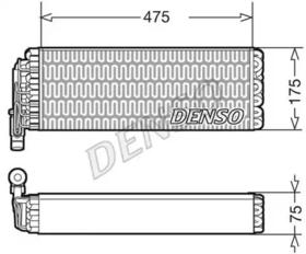 Испаритель кондиционера Denso DEV12003