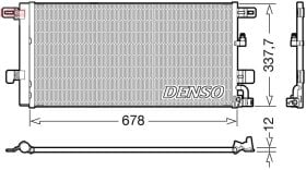 Радиатор кондиционера Denso dcn02001