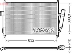 Радиатор кондиционера Denso dcn99084