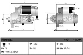 Стартер Denso dsn3044